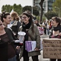 Rebel Dragonfly and other women at the mobilization against the regional proposal of the Tarzia Law. On the basis of this proposal, the counseling services will be entrusted to family associations whose purpose is the defense of life from its conception.
Rome, Lazio, Italy. 14.04.2011
